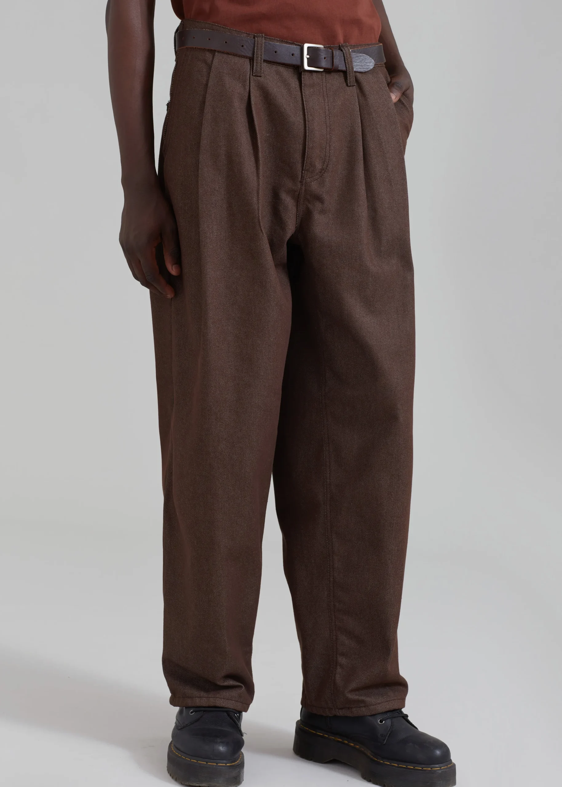 The Frankie Shop Zayn Jeans Brown New